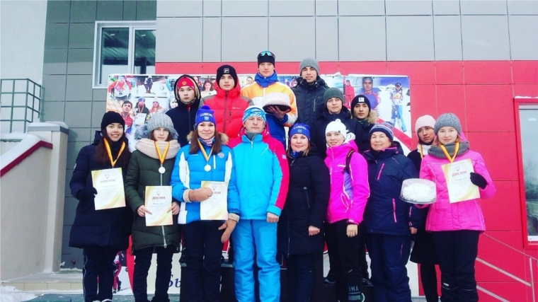 Команда города Канаш - победитель командного зачёта Чемпионата и Первенства Чувашской Республики по лыжным гонкам !