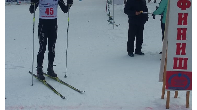 Азизов Рамиль - призёр в лыжном марафоне !
