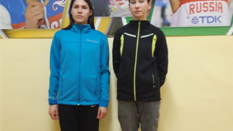 Кузьмина Дарья и Дмитриева Анна - призёры Первенства Чувашской Республики по лыжным гонкам !